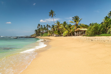 Beautiful tropical beach in Sri Lanka