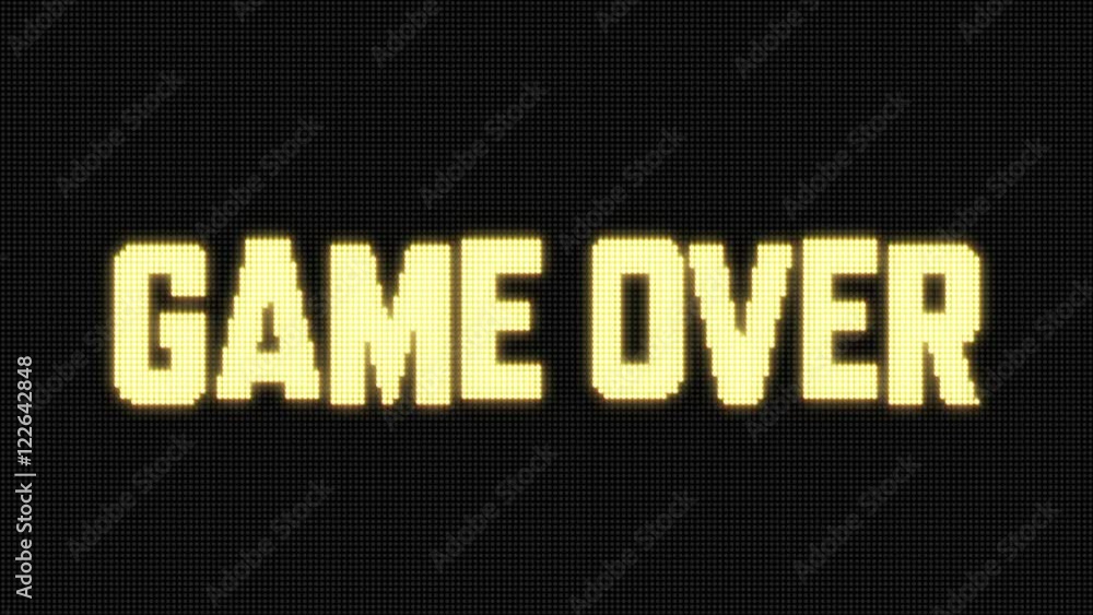 Fototapete a set of 6 different loopable animations of the word 