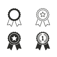 Award icon set.