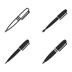 Pen icon set.