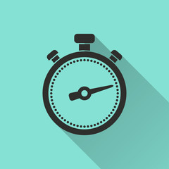 Stopwatch - vector icon.