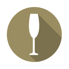 Long Shadow Sektglas