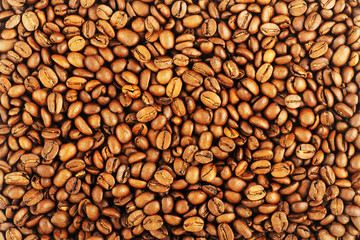 Coffee beans background