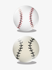 ball with baseball related icons image vector illustration design 