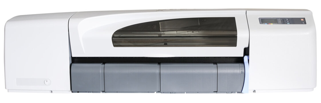 Ink-jet plotter front view