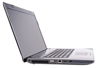 Laptop isolated isometric view