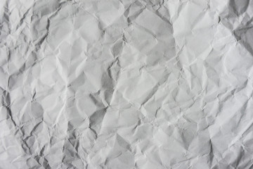 zerknittertes weißes Papier