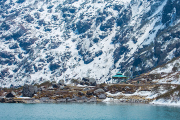 Tsangmo Lake in Sikkim, India