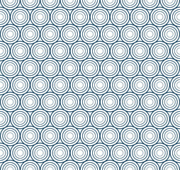 Circular seamless pattern illustration