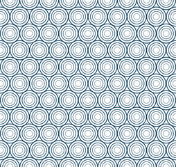 Circular seamless pattern illustration