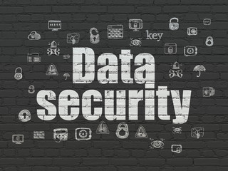 Security concept: Data Security on wall background