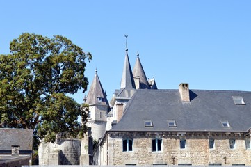 Fototapeta na wymiar Seen on the tours of castle.