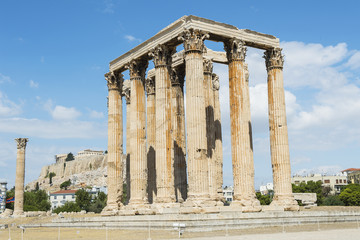 Fototapeta premium Säulen des Zeustempels (Olympieion), Athen, Griechenland