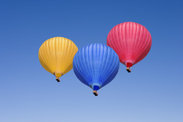 Bunte Heißluftballons