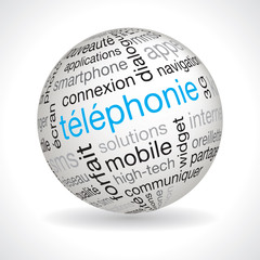 French telephony theme sphere