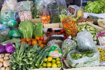 Vegetables on the market in Thailand