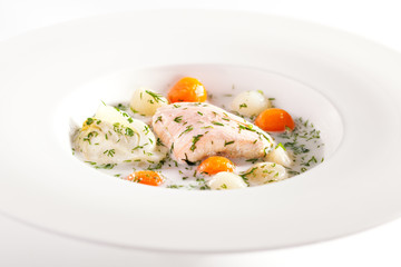 Salmon Fish Soup