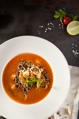 Tom Yum Seafood Soup