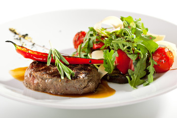 Beef Steak with Vegetables