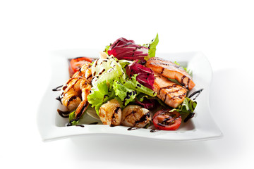 Grilled Seafood Salad