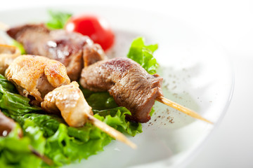 Asian Style Skewered Food