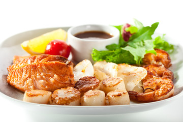 Grilled Seafood Plate