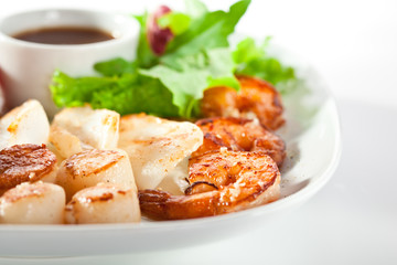 Grilled Seafood Plate