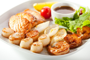 Grilled Seafood Plate