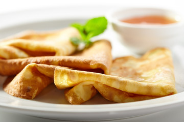 Crepes with Honey