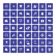 Set of 49 Universal Icons. Business, internet, web design.