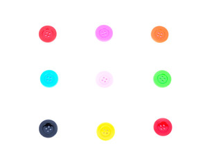 Sewing buttons, Plastic buttons, Colorful buttons background, Bu