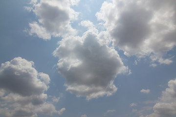 blue sky with cloud