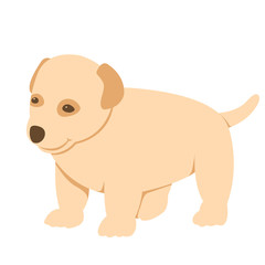 Obraz na płótnie Canvas puppy vector illustration style Flat