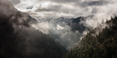 Clouds in the montains
