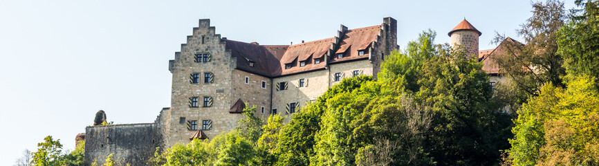 Fototapeta na wymiar Panorama Burg Rabenstein, fränkische Schweiz
