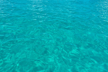 Obraz premium Water from Saint Martin in Caribbean