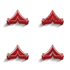 ikona 3D z obrysem zestaw © vempireart