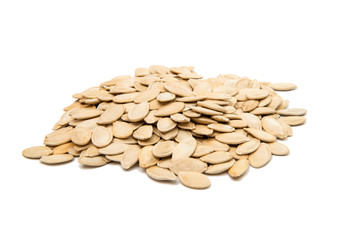 pumpkin seeds isolated
