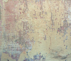 Colourful old grunge wall.