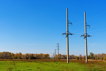 High voltage power lines