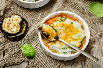 sweet potatoes spinach eggplant casserole