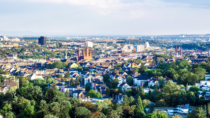 Fototapeta premium cityscape of Wiesbaden in Germany