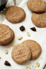 chocolate peanut butter cookies