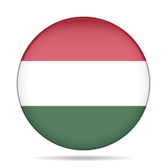 button with flag of Hungary