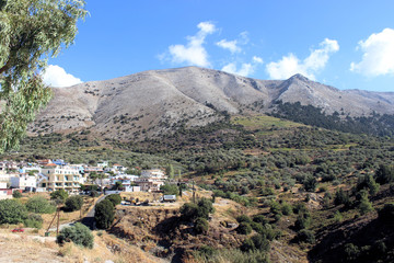 Emponas / Embona, Wein- und Bergdorf auf Rhodos