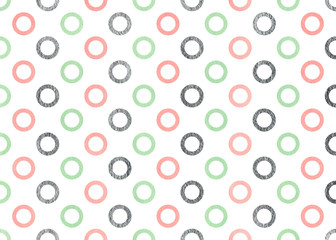 Watercolor circles pattern.