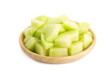 melon isolated on white background.