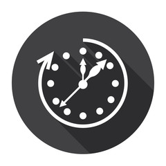 Clock Time Black Web Icon
