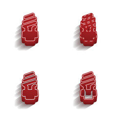 ikona 3D z obrysem zestaw © vempireart