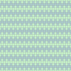 Seamless horizontal striped pattern. Repeated color counter embattled blocks lines on white background. Heraldry motif.